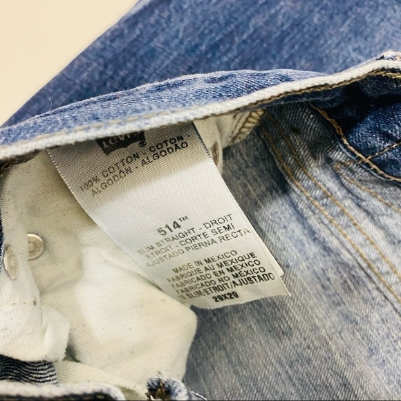 Vintage Levi 514 Slim Straight 29 - Picture 5 of 8
